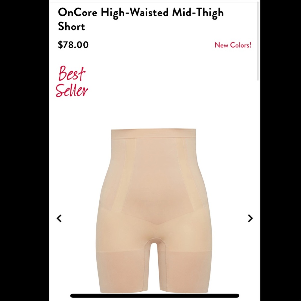 SPANX CORE SHAPE WEAR SHORTS